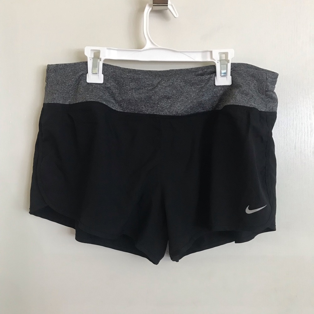 Nike black and grey shorts